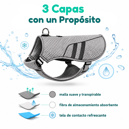 Chaleco PawMotion™ | Tu perro fresco y seguro este verano